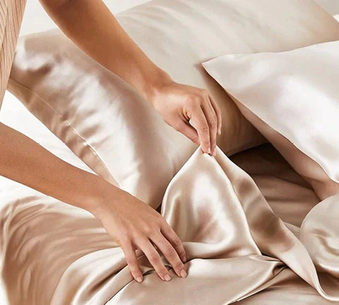 Hochwertige Seide vs. schlechte Seide