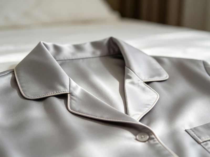 Seidenpyjamas
