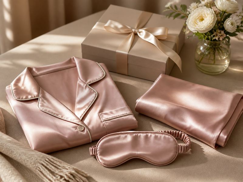 Auswahl eleganter Seidengeschenke für verschiedene Anlässe