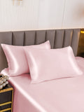 SilkSilky-DE 30Momme Reine Seide Pillowcase Rosa 002