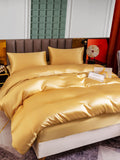 SilkSilky DE 25Momme Reine Seide Bedding Set Champagner 005