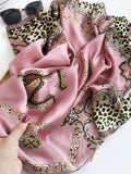 SilkSilky DE Reine Seide Scarf Leopard 003