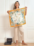 SilkSilky DE Reine Seide Scarf Orange 001