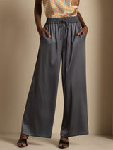 [Dunkelgrau] SilkSilky-DE 19Momme Womens Pants 001