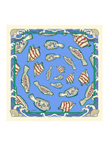 [Blauer Fisch] SilkSilky-DE Scarf 001