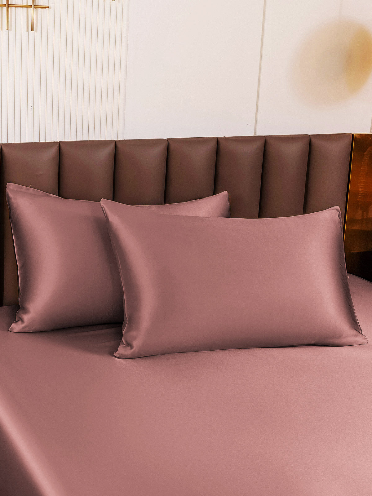 [Blasses Mauve] SilkSilky-DE 22Momme Reine Seide Pillowcase 001