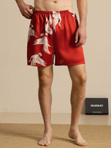 [Rotwein] SilkSilky-DE Mens Sleep Bottoms 003