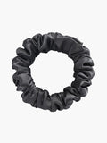 SilkSilky DE 19Momme Reine Seide Scrunchie Schwarz 004