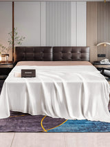 [Weiß] SilkSilky-DE 22Momme Spannbettlaken 001