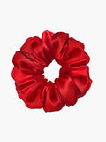 SilkSilky DE 19Momme Reine Seide Scrunchie Rot 005