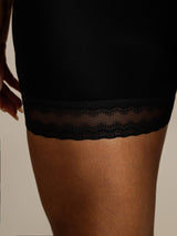 [Schwarz] SilkSilky-DE Reine Seide Panty 004,
