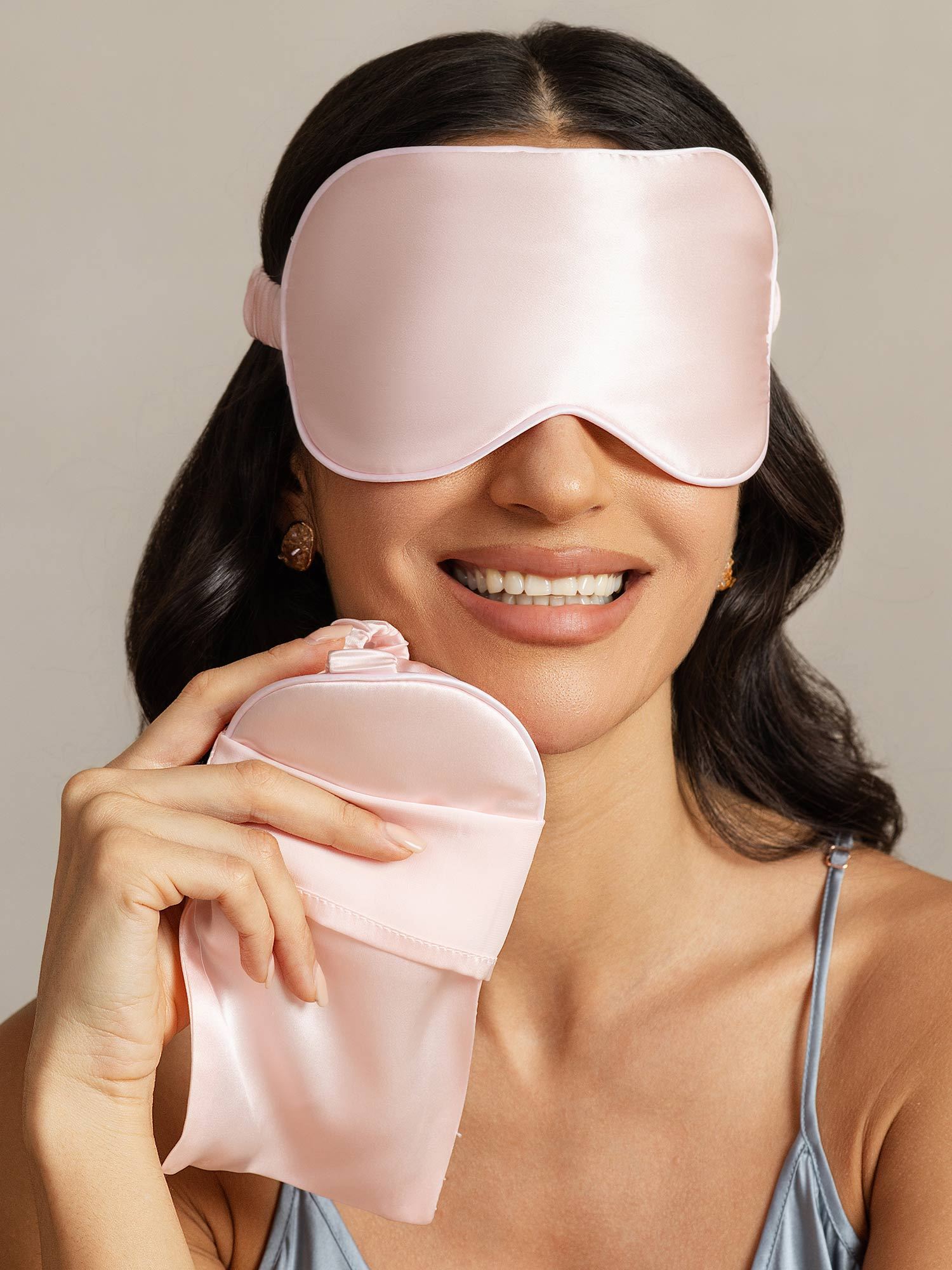 [Rosa] SilkSilky-DE Reine Seide Eye Mask 004