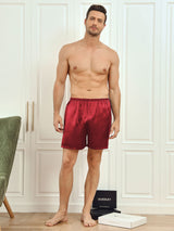 [Rotwein] SilkSilky-DE Mens Sleep Bottoms 004