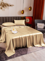 [Beige] SilkSilky-DE 19Momme Bettwäsche Sets 003