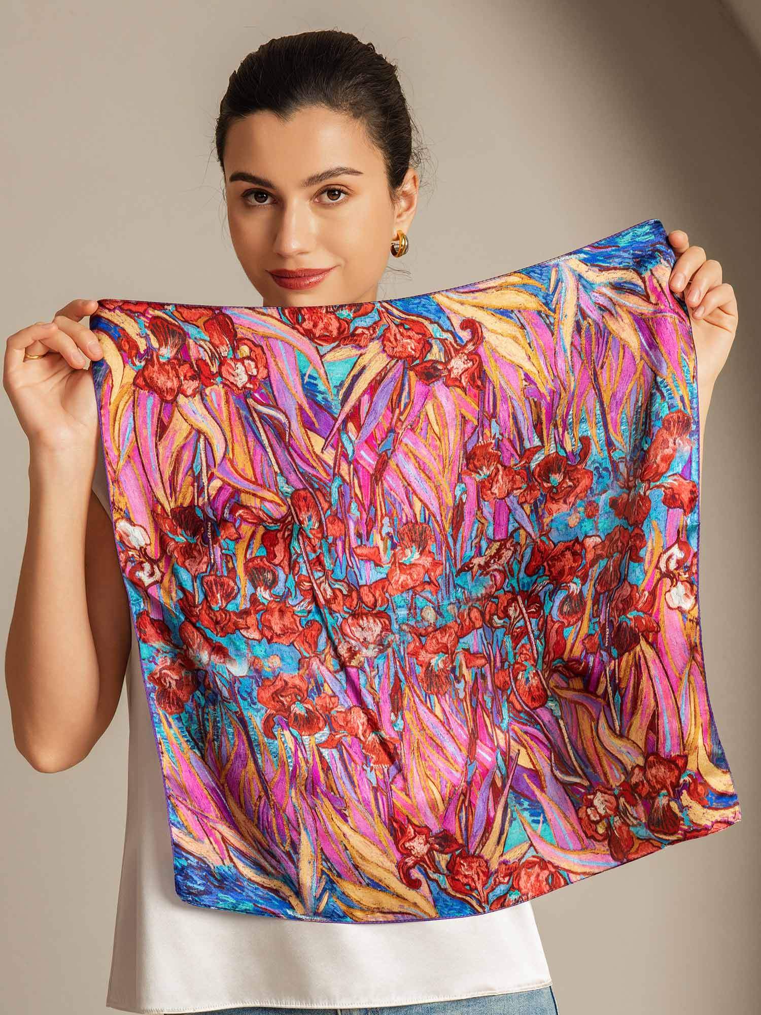 [P095] SilkSilky-DE Reine Seide Scarf 002