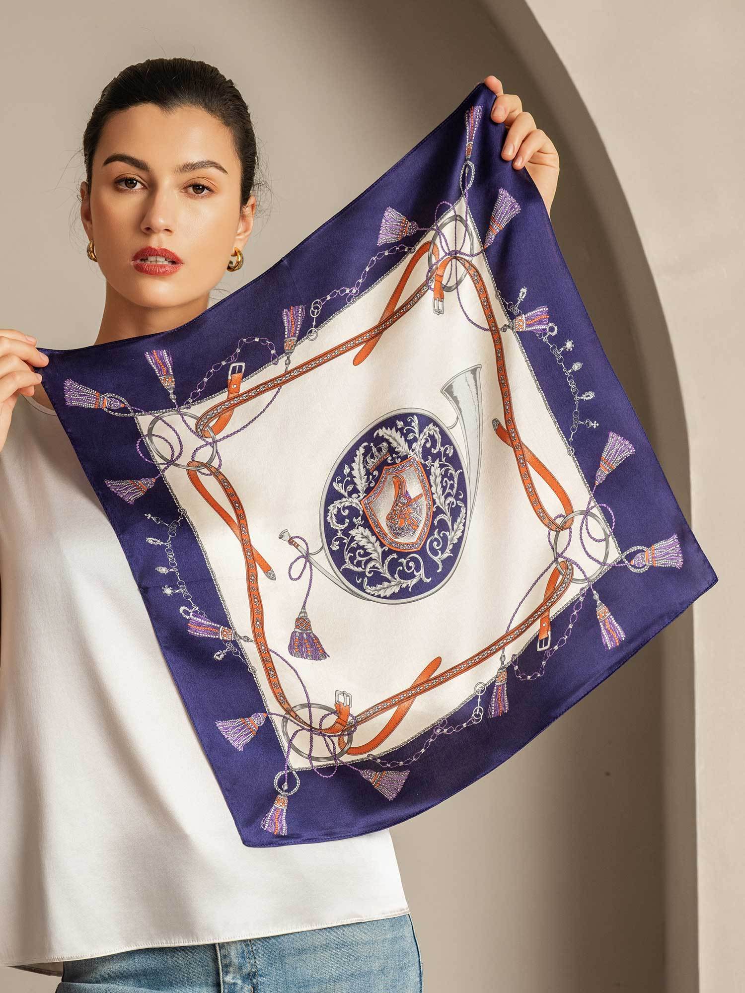 [P097] SilkSilky-DE Reine Seide Scarf 006