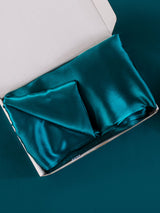 [König Blau] SilkSilky-DE 22Momme Reine Seide Pillowcase 006