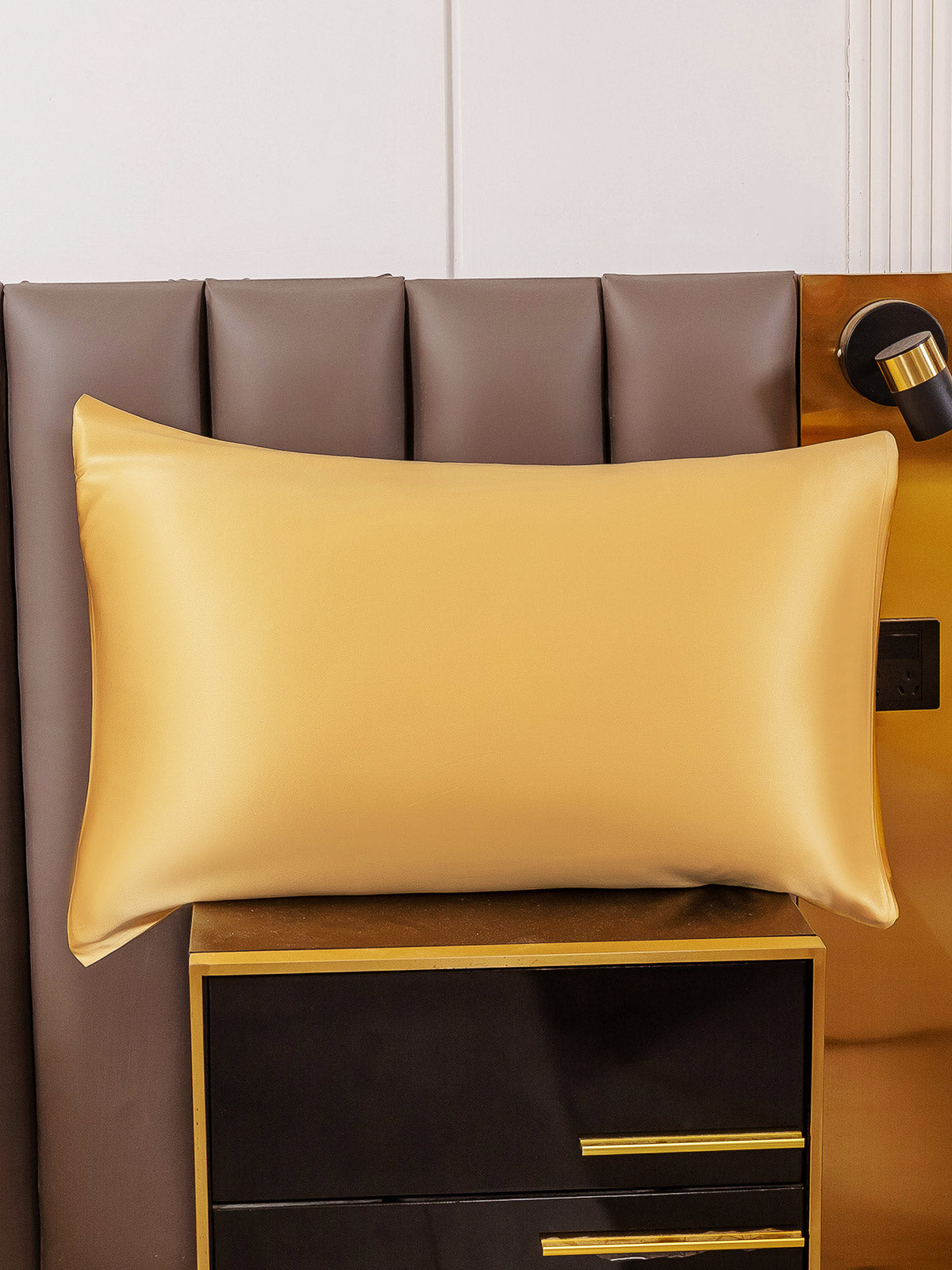 [Champagner] SilkSilky-DE 22Momme Reine Seide Pillowcase 007