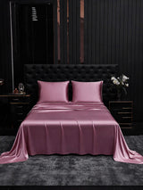 [Blasses Mauve] SilkSilky-DE Bettwäsche Sets 001