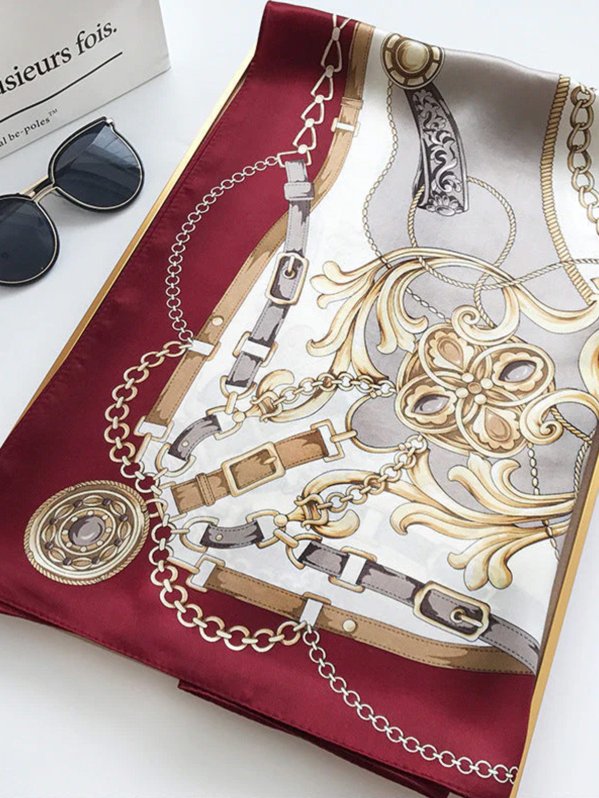 [P009] SilkSilky-DE Reine Seide Scarf 004,