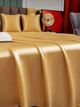 [Champagner] SilkSilky-DE Bettwäsche Sets 002