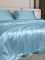 [Hellblau] SilkSilky-DE 19Momme Bettwäsche Sets 003