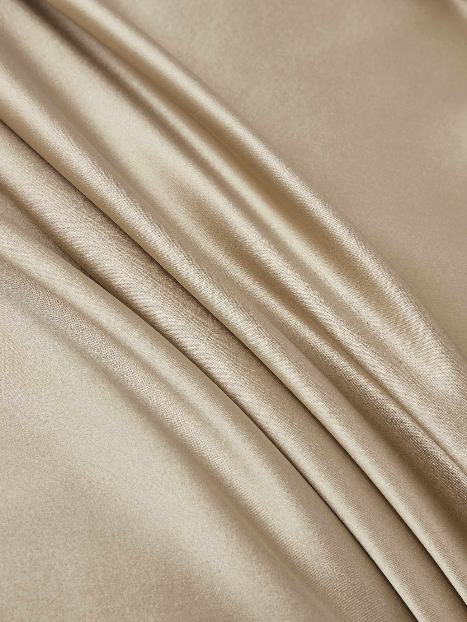[Beige+Khaki] SilkSilky-DE 19Momme Reine Seide Bedding Set 002,