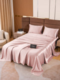 SilkSilky DE 19Momme Reine Seide Bedding Set BlassesMauve 004