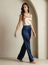 [Champagner] SilkSilky-DE Sleeveless Round Neck Cami Top 007