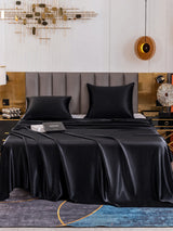[Schwarz] SilkSilky-DE Bettwäsche Sets 002