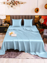 [Hellblau] SilkSilky-DE Bettwäsche Sets 002