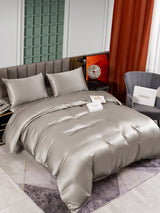 [Grau] SilkSilky-DE 25Momme Reine Seide Bedding Set 002