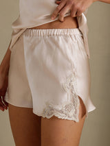 [Beige] SilkSilky-DE Sleeveless V Neck Camisole-Set 005