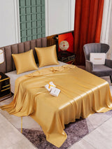 [Champagner] SilkSilky-DE Bettwäsche Sets 004
