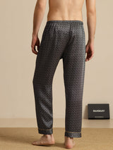 [Schwarzer Ginkgo] SilkSilky-DE Mens Sleep Bottoms 002