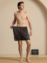 [Schwarze Kette] SilkSilky-DE Mens Sleep Bottoms 006