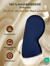 [Dunkelblau] SilkSilky-DE Augenmasken 003