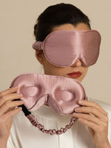 [Blasses Mauve] SilkSilky-DE Augenmasken 004