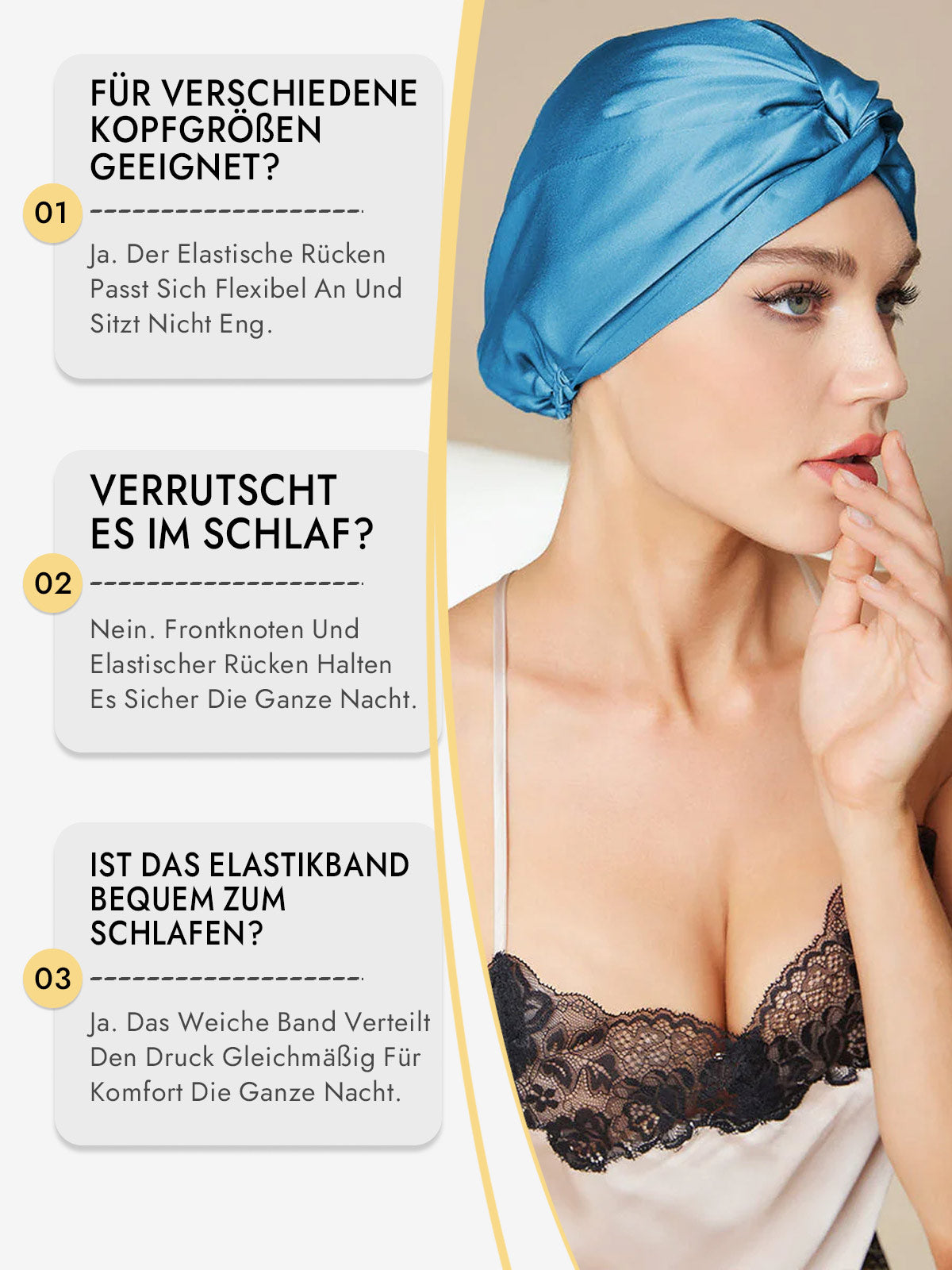 [König Blau] SilkSilky-DE Schlafmützen 008