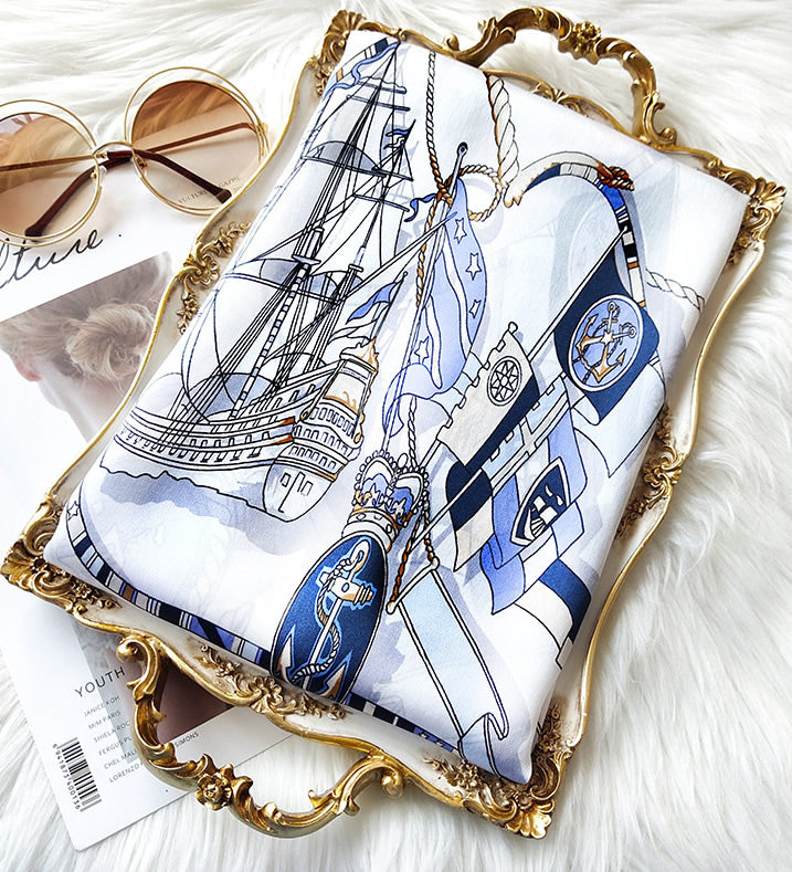 [P023] SilkSilky-DE Reine Seide Scarf 003,