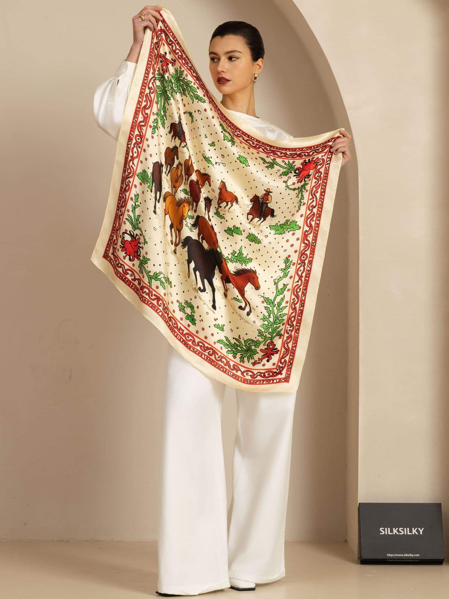 [P111] SilkSilky-DE Scarf 002