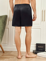 [Schwarz] SilkSilky-DE Mens Sleep Bottoms 002