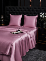 [Blasses Mauve] SilkSilky-DE Bettwäsche Sets 002