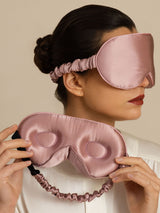[Blasses Mauve] SilkSilky-DE Augenmasken 003