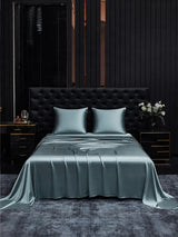 [Graublau] SilkSilky-DE Bettwäsche Sets 001