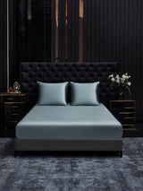 [Graublau] SilkSilky-DE Bettwäsche Sets 002