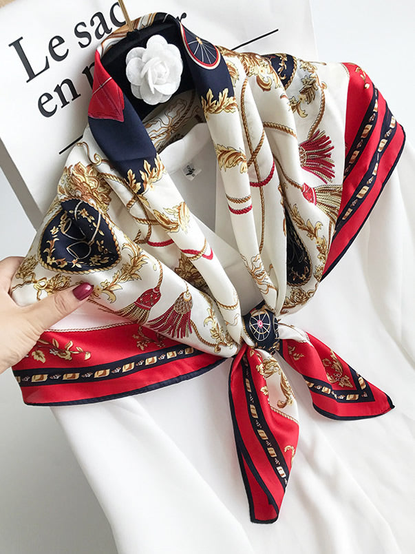 [P001] SilkSilky-DE Reine Seide Scarf 001,