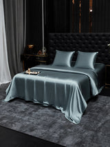 [Graublau] SilkSilky-DE Bettwäsche Sets 002