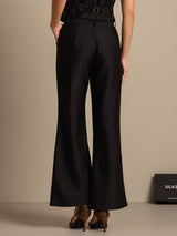[Schwarz] SilkSilky-DE 32Momme Wolle Damenhosen 002