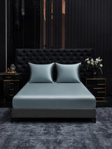 [Graublau] SilkSilky-DE Bettwäsche Sets 001